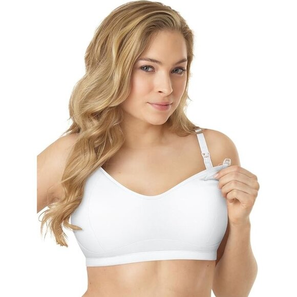 PLAYTEX Nursing Sports Racerback Bra in Nude Heather‎ Style#US3010 Sz.S NWT - Picture 1 of 12